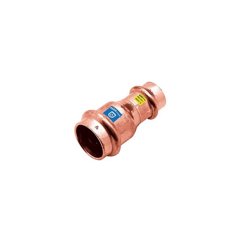Raccord gaz eau à sertir manchon réduit FF