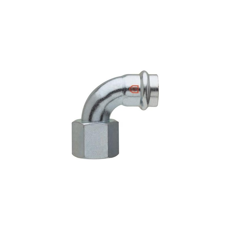 Raccord à sertir en carbon steel coude 90° F