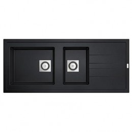MOLTO ÉVIER 2B 117X50 NOIR
