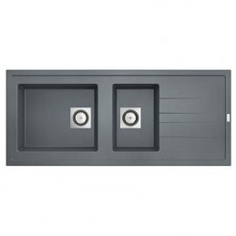 MOLTO ÉVIER 2B 117X50 GRIS