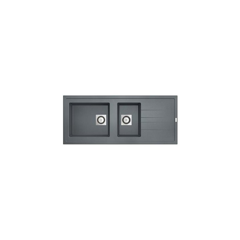MOLTO ÉVIER 2B 117X50 GRIS