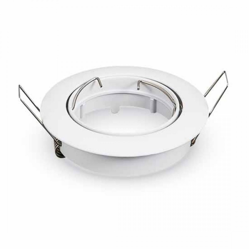 VT-779RD_GU10 Fitting Round Movable White