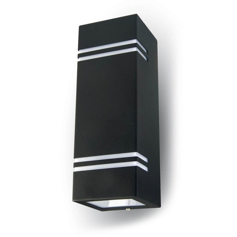 VT-7662_Wall Fitting Black 2W IP44