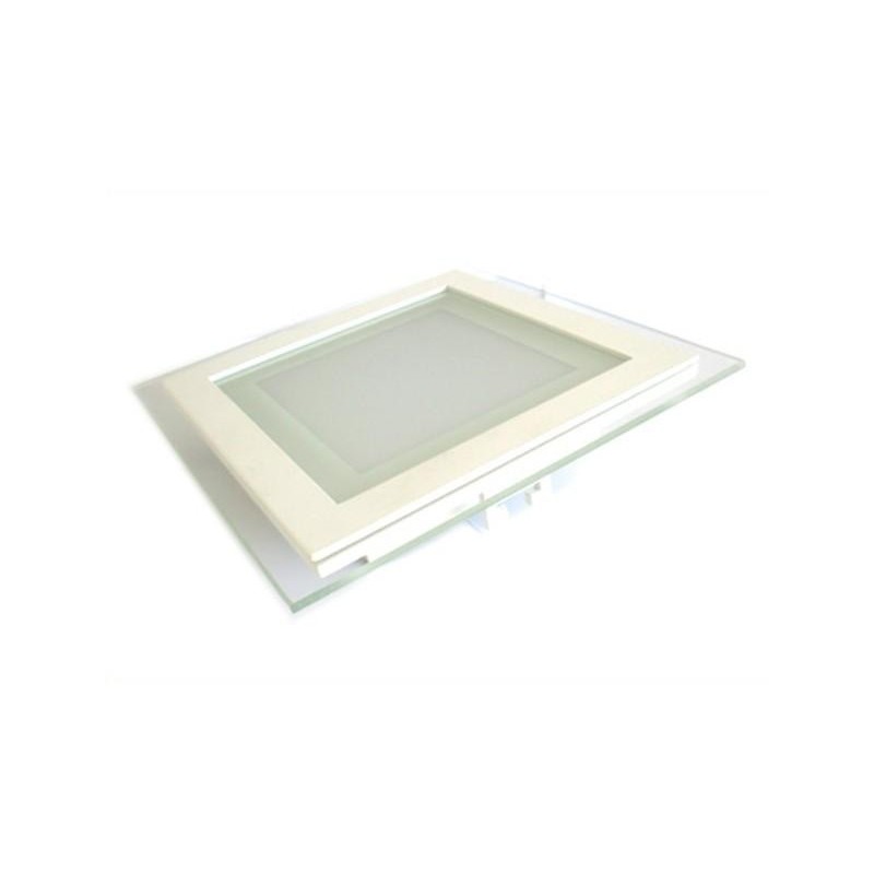 VT-1202G_12W LED Panel Downlight Glass - Square 4000K