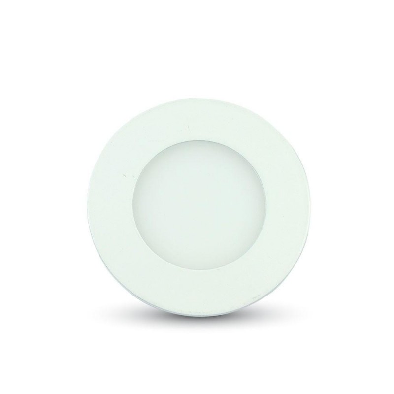 VT-307_3W LED Premium Panel Downlight - Round 6000K