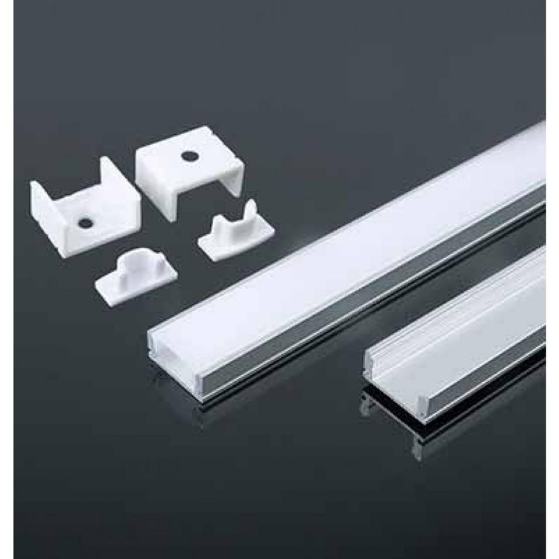 VT-8113_Aluminum Profile 2000* 17.4*7MM Milky