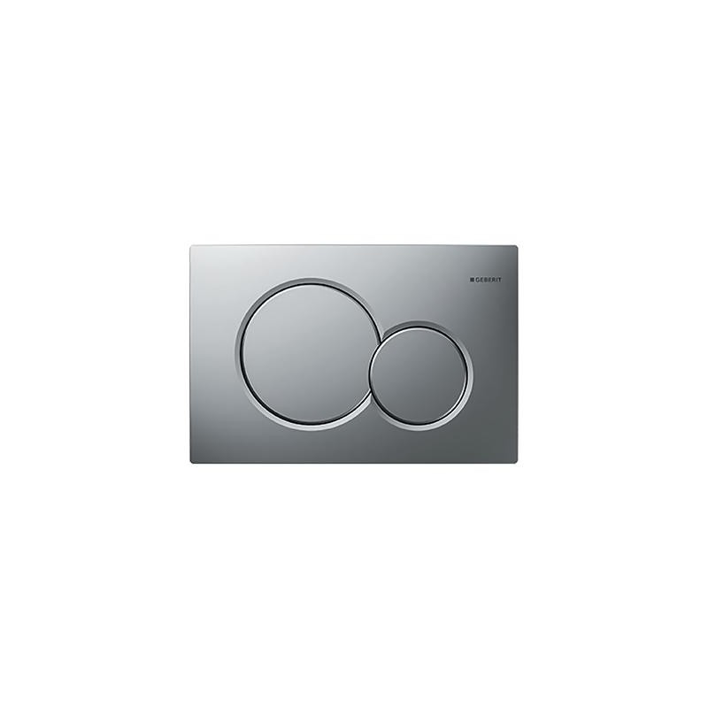 GEBERIT SIGMA01 PLAQUE DE COMMANDE MAT-CHROME