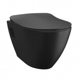 WC SUSPENDU DESIGN NOIR,...