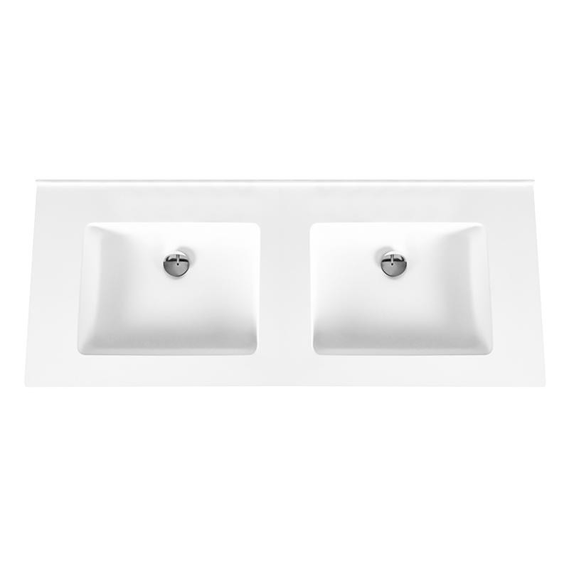 SOLID SURFACE VASQUE SANS TROU DU ROBINET 160cm