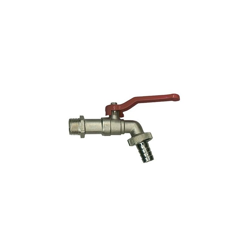 Robinet double service chrome à manette 3/4