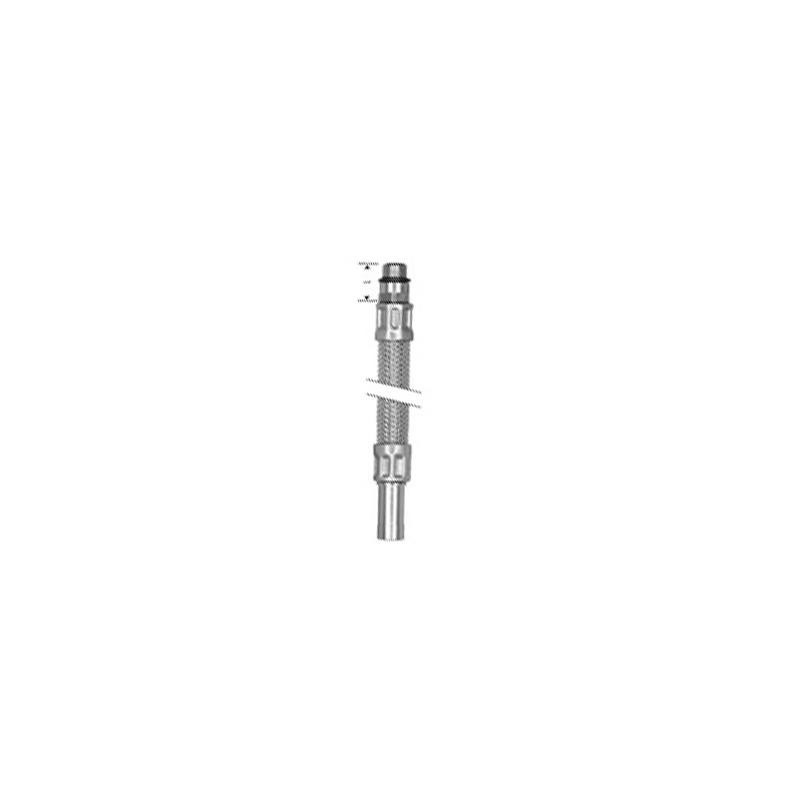 Flexible sanitaire M10 x pipe 10 x 800 mm