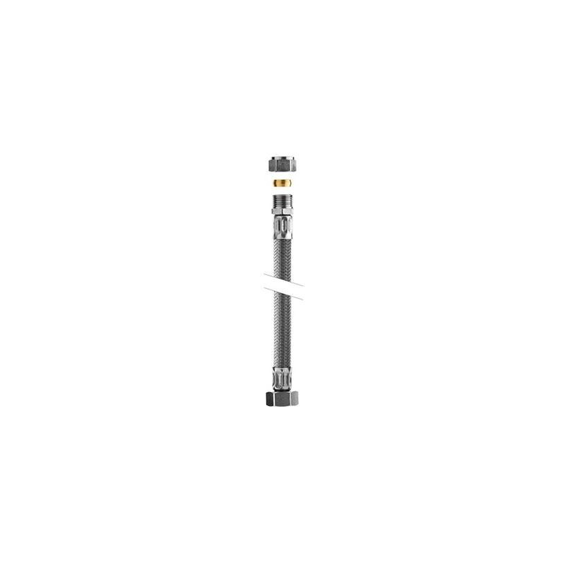 Flexible sanitaire 1/2" F x bicone 10 x 1000 mm