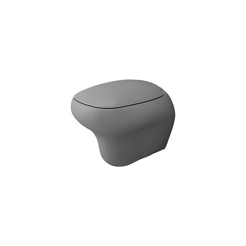 BOCCHI FENICE WC SUSPENDU DESIGN AVEC FIXATION INVISIBLE GRIS MAT
