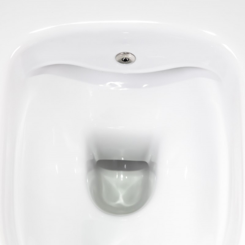 Aloni WC suspendu RimOff sans hygiène INOX