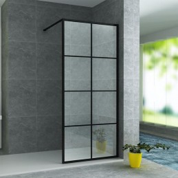 PAROI DE DOUCHE MAT NOIR...