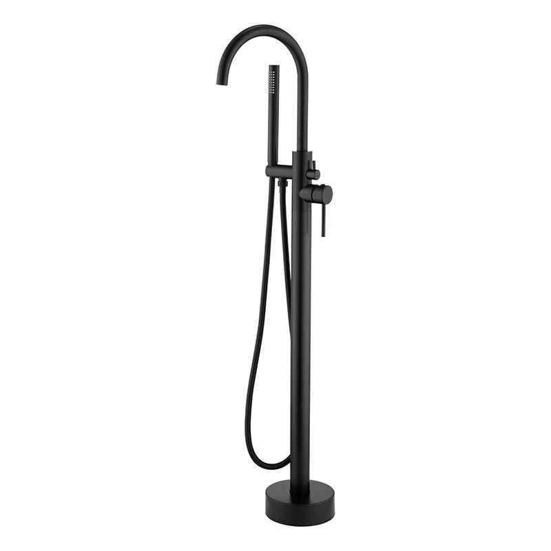 ROBINET DE BAIN AUTOPORTANT NOIR MAT