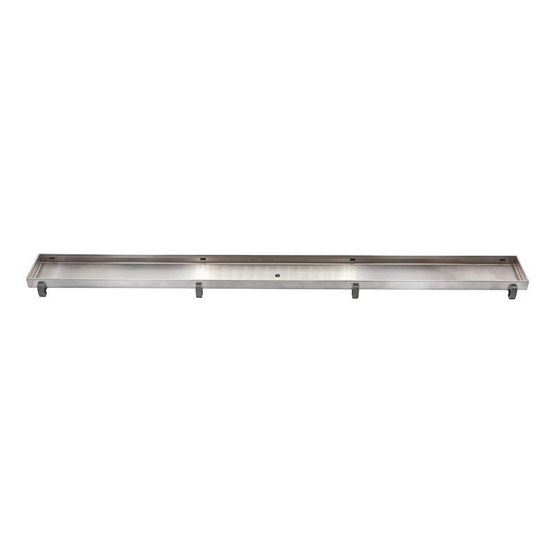 GRILLE CARRELAGE INOX POUR CANIVEAU DE DOUCHE 100cm