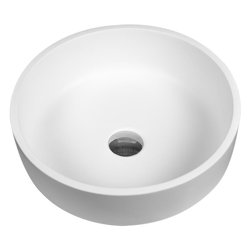 SOLID SURFACE VASQUE (40cm x 40cm x 13cm) (LxDxH)