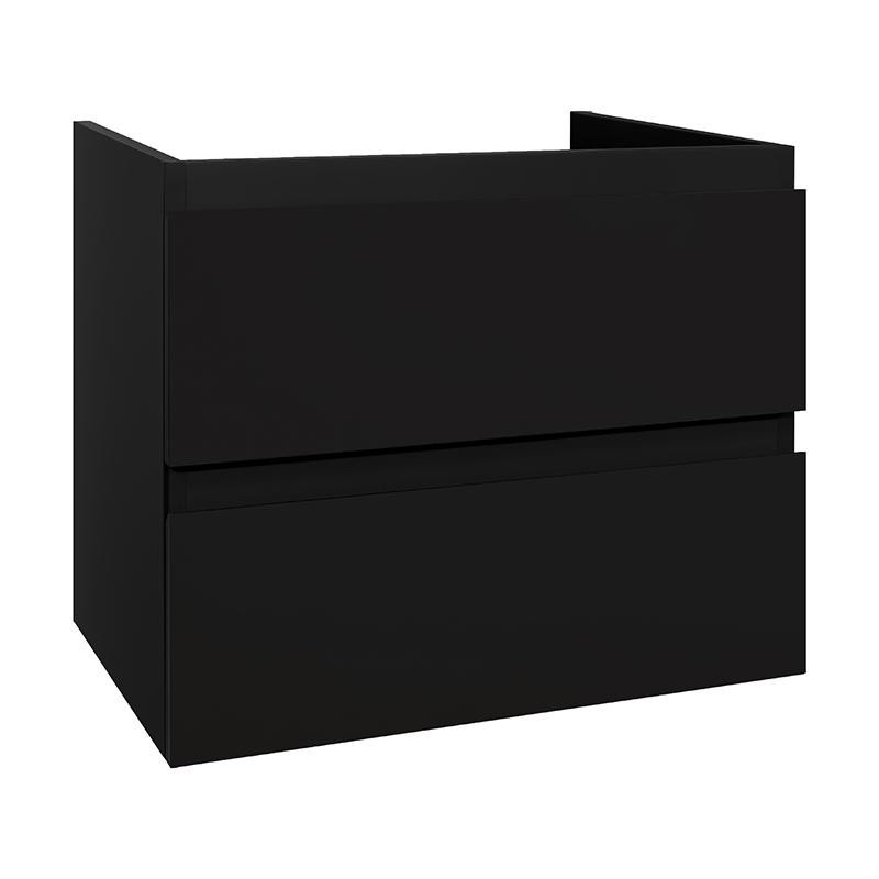 SALLY MEUBLE SOUS PLAN 60cm MAT NOIR