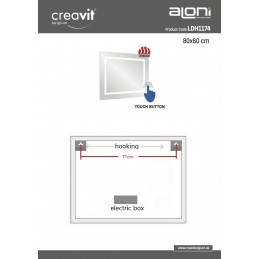 MIROIR LED QUEEN AVEC...