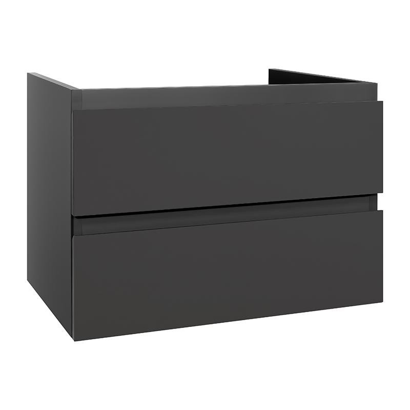 SALLY MEUBLE SOUS PLAN 80cm GLOSSY GRIS