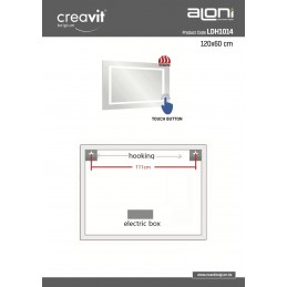 MIROIR LED QUEEN AVEC...