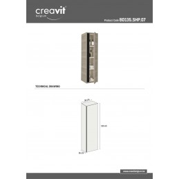 COLONNE 135x35x35 cm