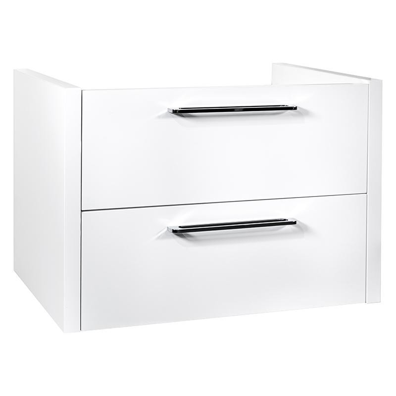 MEGA MEUBLE SOUS PLAN 80cm GLOSSY BLANC