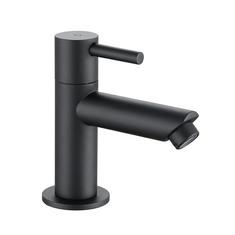 ROBINET EAU FROIDE NOIR MAT 1/2