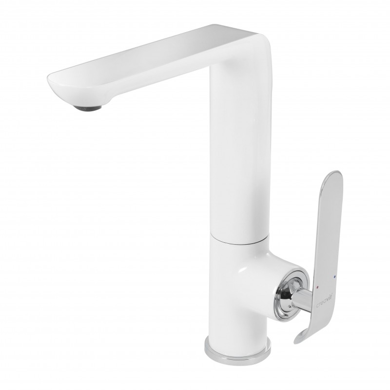CREAVIT BLOOM MITIGEUR DE CUISINE BLANC-CHROME