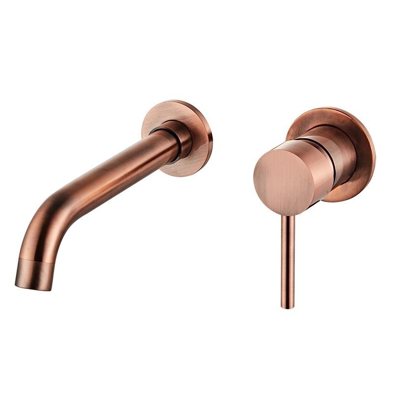 SANICLEAR COPPER ROBINET LAVABO ENCASTRÉ COMPLET CUIVRE BROSSÉ