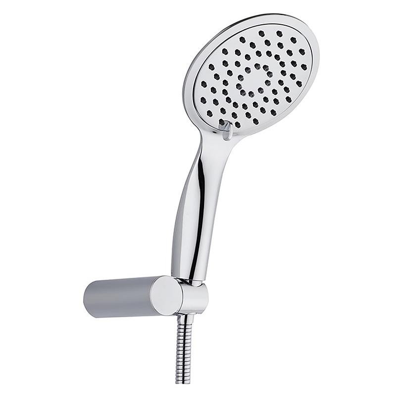 DOUCHETTE SLIM AVEC FLEXIBLE DE DOUCHE ET SUPPORT MURAL