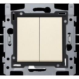 Bouton poussoir double 10A...