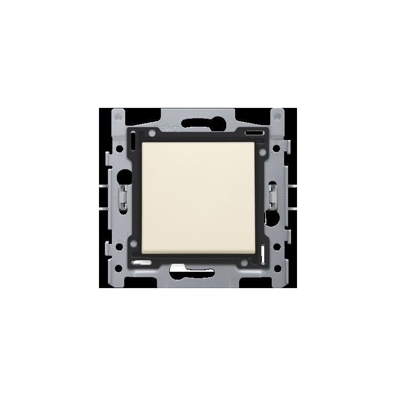 Bouton poussoir 10A 250V AC, N.O., avec 3 bornes de raccordement