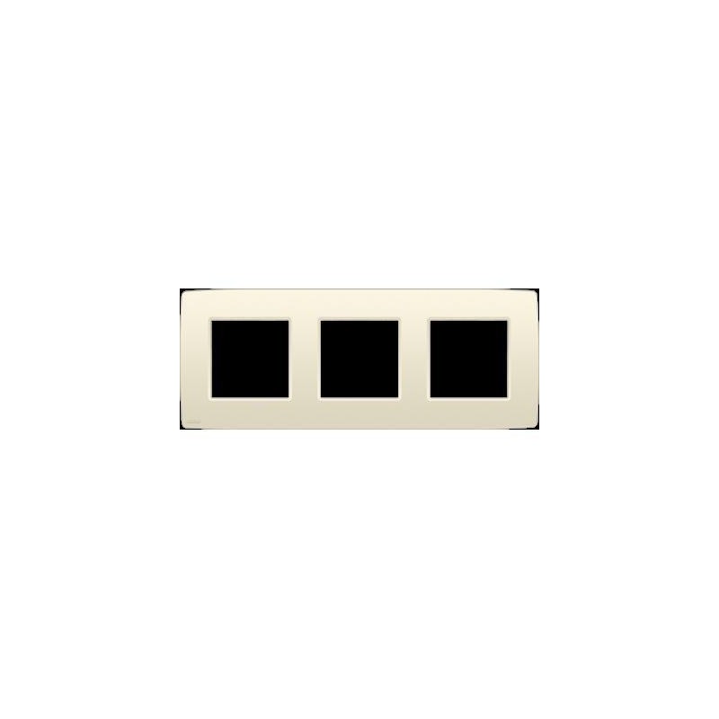 Plaque de recouvrement (71mm) triple horizontal