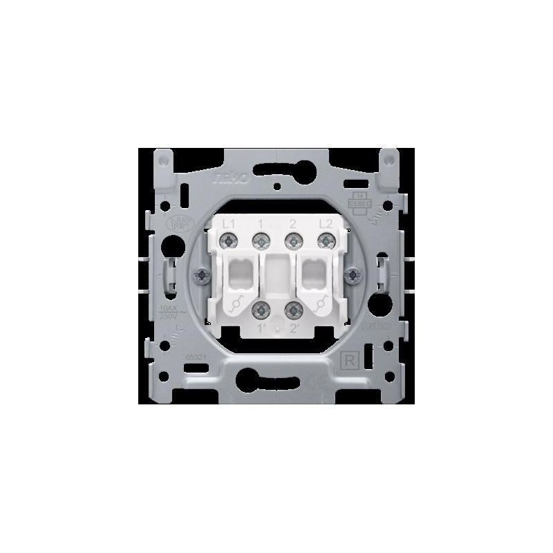 Socle interrupteur va-et-vient double 10A 250V AC