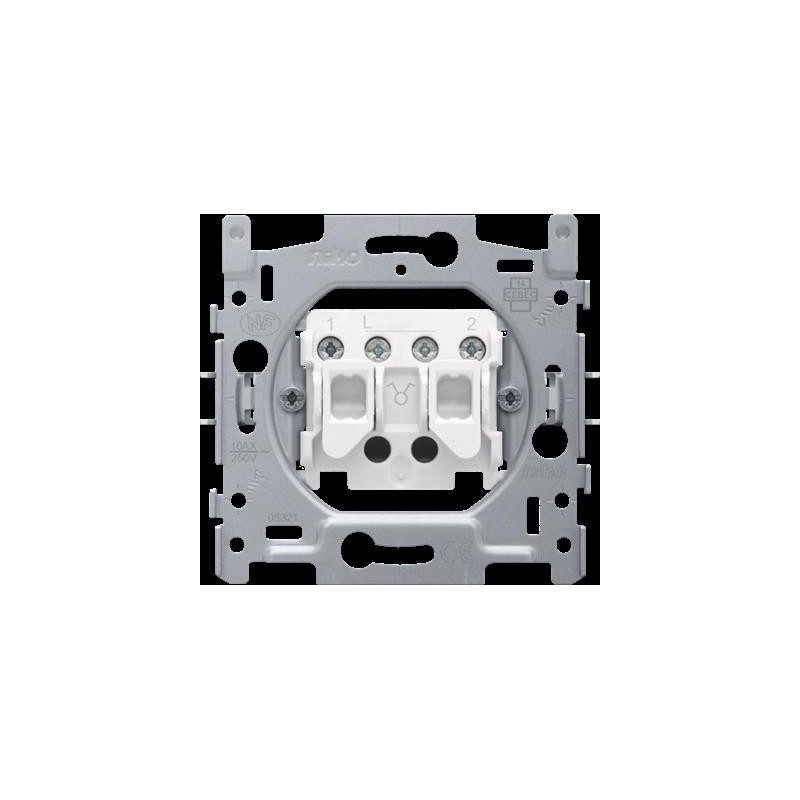 Socle interrupteur double allumage 10A 250V AC