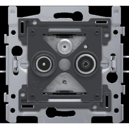 Socle connexion coax 2x...