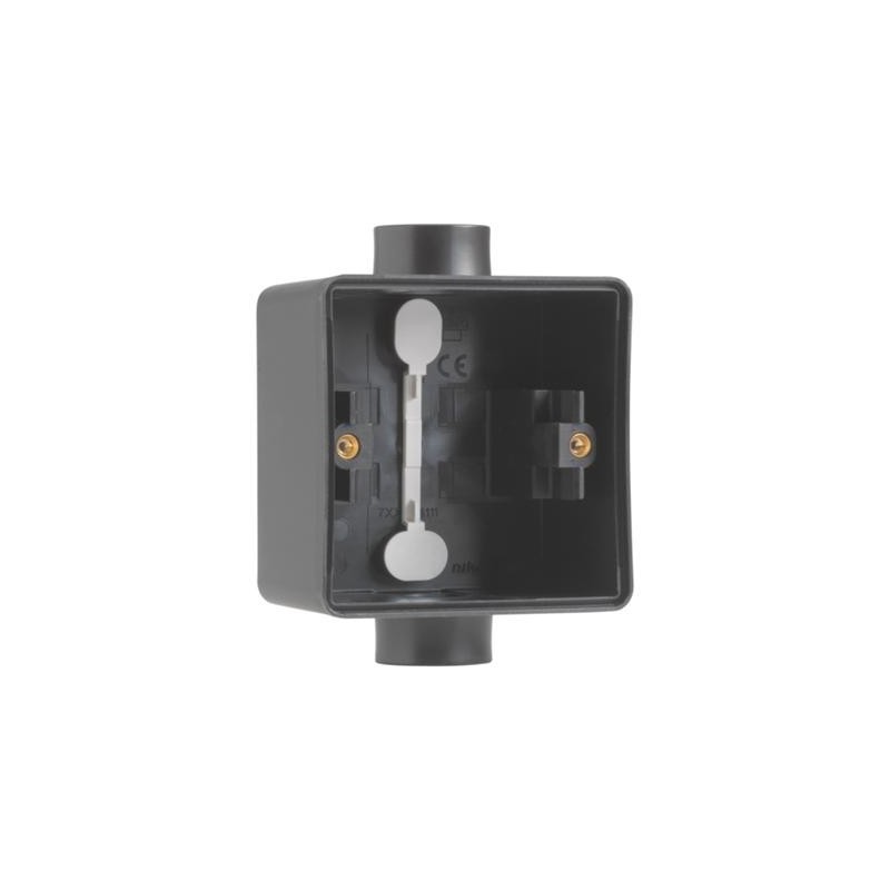 HYDRO BOITE SIMPLE 2 ENTREES NOIR