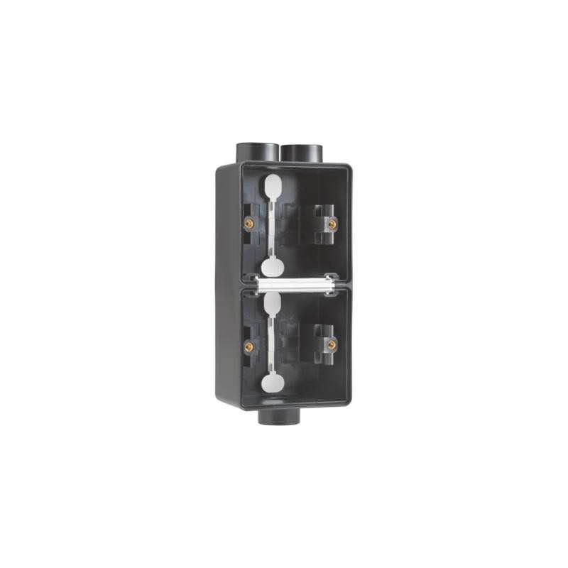 HYDRO BOITE DOUBLE 3 ENTREES NOIR