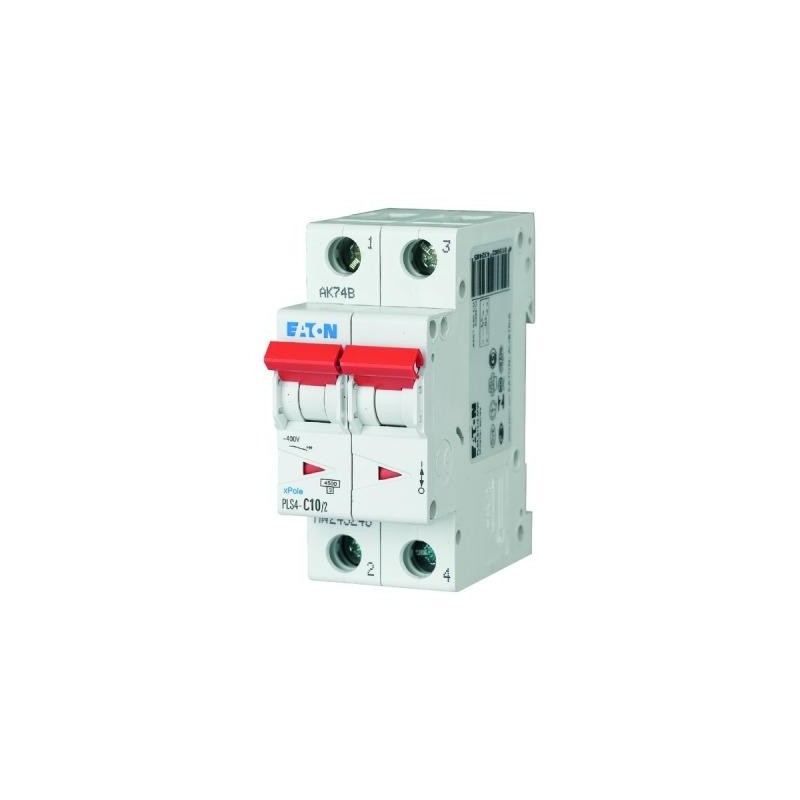 Disjoncteur 2P EATON 10A 4,5kA C