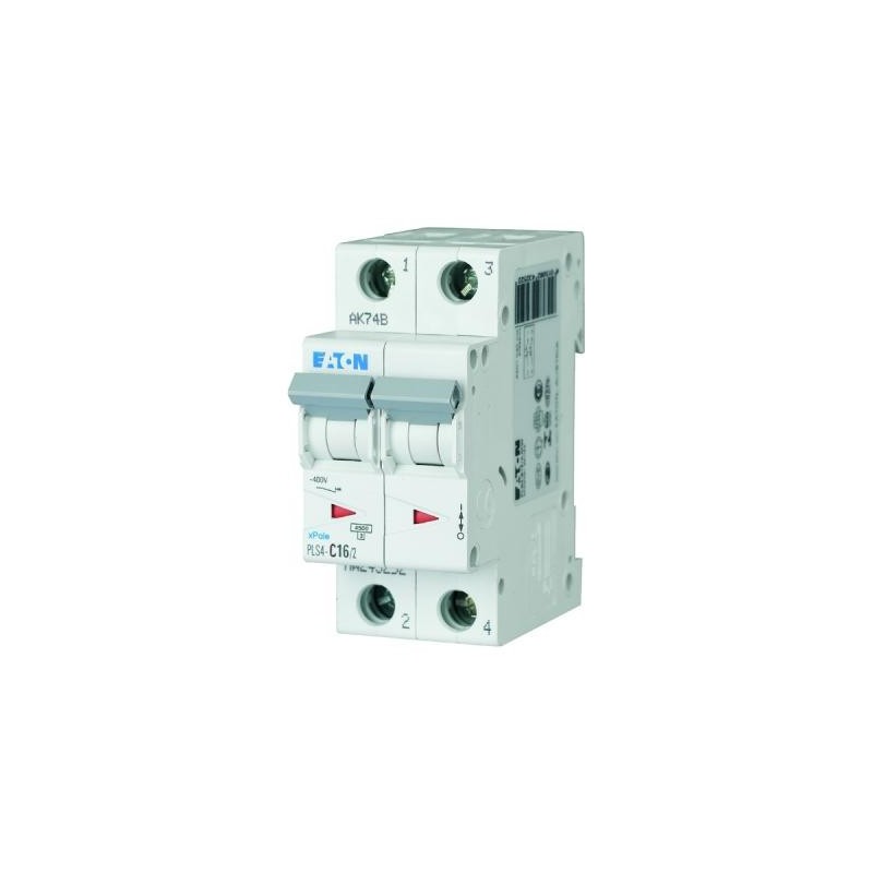Disjoncteur 2P EATON 16A 4,5kA C