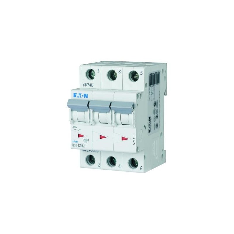 Disjoncteur Eaton 3p 16A 4,5kA C
