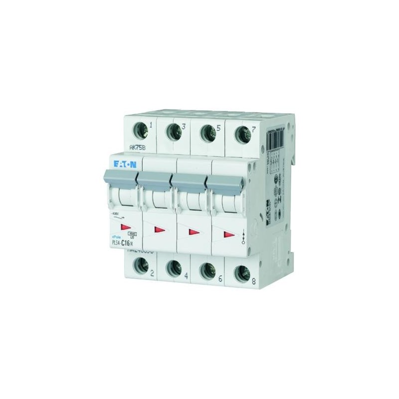 Disjoncteur Eaton 4p 16A 4,5kA C