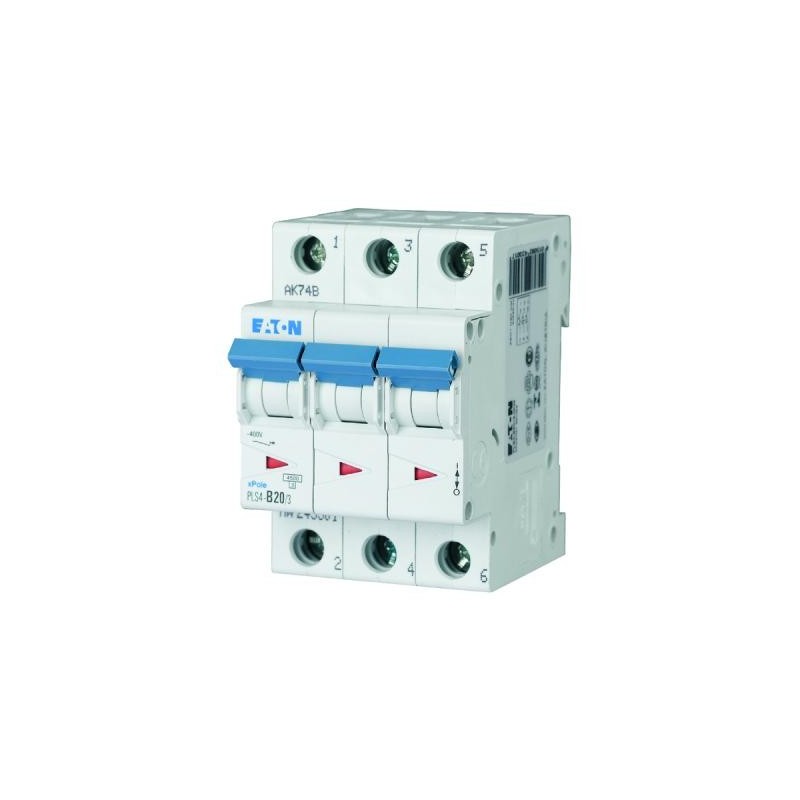Disjoncteur Eaton 3p 20A 4,5kA C