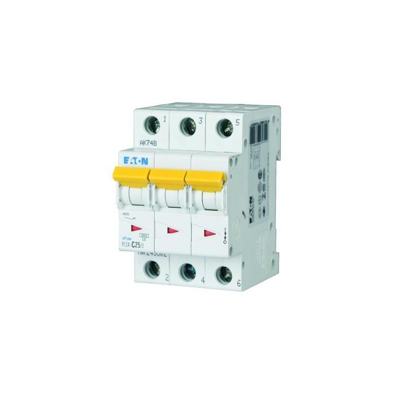 Disjoncteur Eaton 3p 25A 4,5kA C