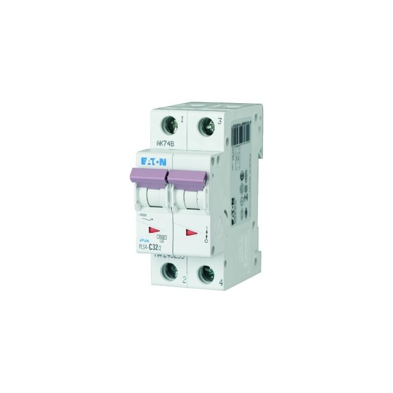 Disjoncteur 2P EATON 32A 4,5kA C
