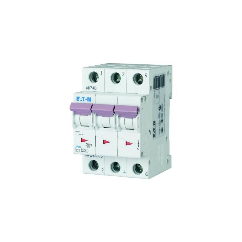 Disjoncteur Eaton 3p 32A 4,5kA C