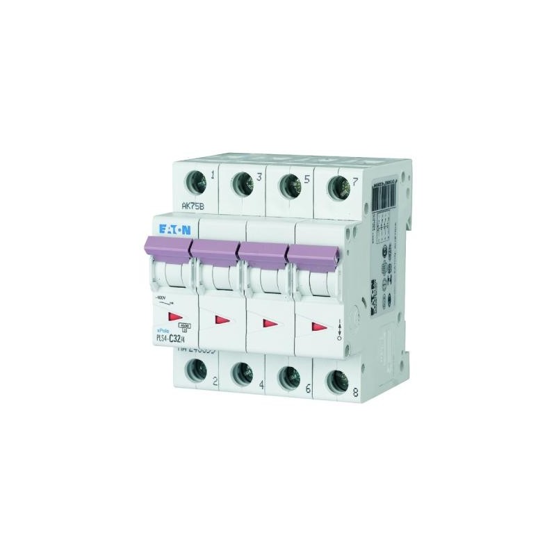 Disjoncteur Eaton 4p 32A 4,5kA C