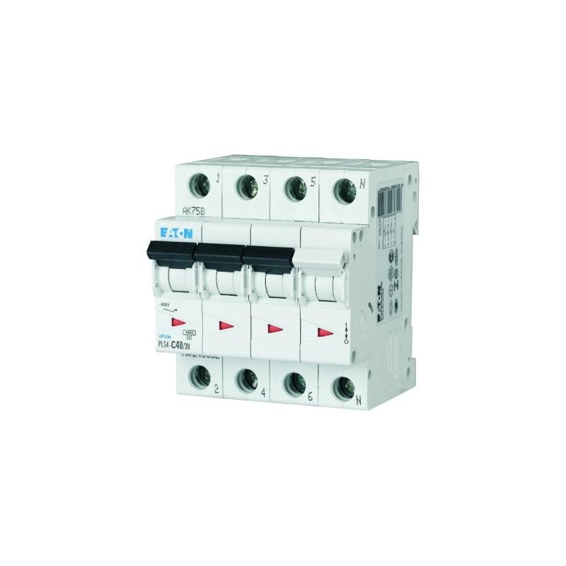Disjoncteur Eaton 3p+N 40A 4,5kA C